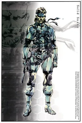 Metal Gear Solid Snake PS5 PS4 PS1 PS2 PS3 Premium POSTER MADE IN USA - MGS124 • $13.48