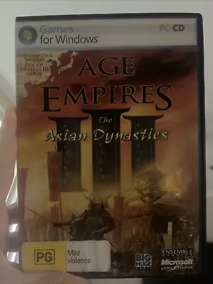 Age Of Empires III (3) The Asian Dynasties Extension PC - New Sealed #RARE • $15