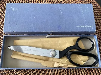 Case Bradford PA Vintage Saw-Tooth Pinking Shears Scissors In Box • $26