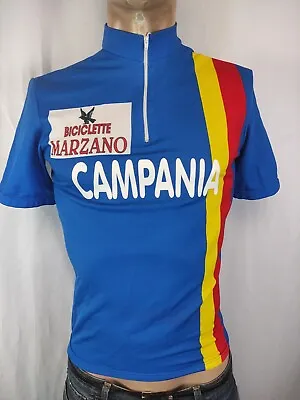 CAMPANIA Cycling Jersey Man Size M Man Shirt Bike Sport Vintage • $27.39