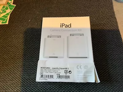 Apple IPad Camera Connection Kit USB & SD Card Adapters A1362 A1358 * Genuine • £2.99