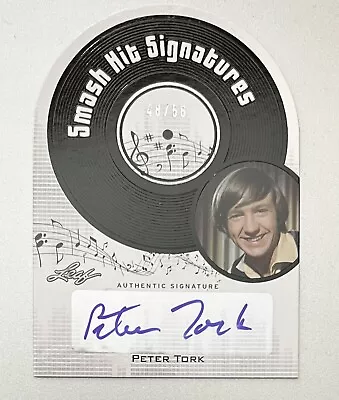Monkees Peter Tork Smash Signatures Card 48/56 Autograph SH-PT1 • $129.99
