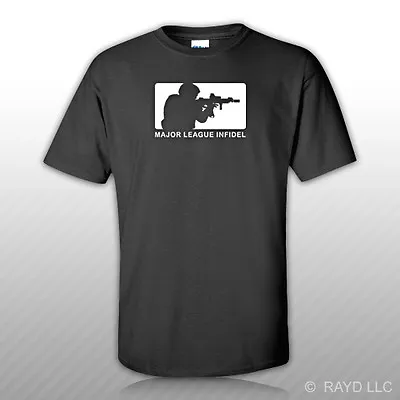 MLI Major League Infidel T-Shirt Shirt Tee Bonus Sticker SpecOp - A750 • $16.96