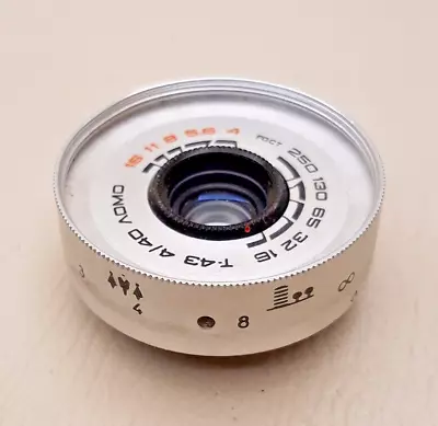 Lens LOMO TRIPLET T-43 4/40 Lens USSR SMENA 8 Lens LOMO#1 • $20.70