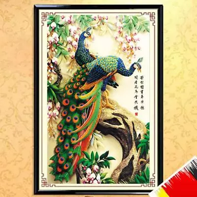 Peacock-5D Diamond Painting Home Wall Decoration Hanging Crafts Embroidery DIY Peacock S • £5.43