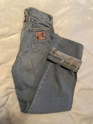 Vintage Buckle Back Wide Leg Bell Bottom LEVI'S USA Made Jeans 70s Light Wash • $175