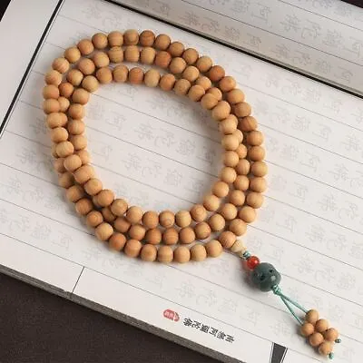 Phoenix Eyes Bodhi Seeds Mala 108 Beads 8 Mm Buddhism Tibetan Meditation Prayer • $17.75