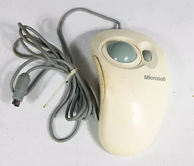 Vintage Microsoft Intellimouse Trackball X03-09209 Serial Or PS/2 1315 • £19.30