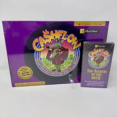 *NEW & SEALED* Robert Kiyosaki’s “Rich Dad Poor Dad” Cashflow Board Game + Gift • $54.95