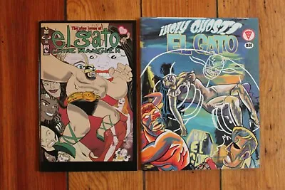 Nine Loves Of El Gato Crime Mangler & ¡Holy Ghost! El Gato (Luchador Superhero) • $11.99