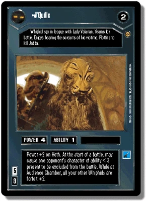 £0.99 • Buy Star Wars CCG Rare Card: Jabba's Palace - J'QUILLE