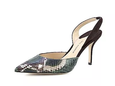 Paul Andrew N3170 AW Slingback Python Military Heels Women's Size 36 • $547.25