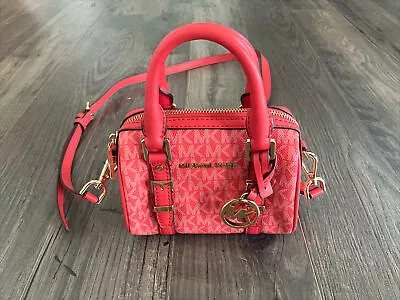 Michael Kors Bedford Legacy Extra-Small (MINI) Sangria Duffel Crossbody Bag New  • $190