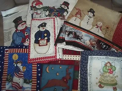 $6.95 • Buy CHRISTMAS Holiday WINTER PANEL Cotton QUILT Fabric U-PICK See Listing For Info