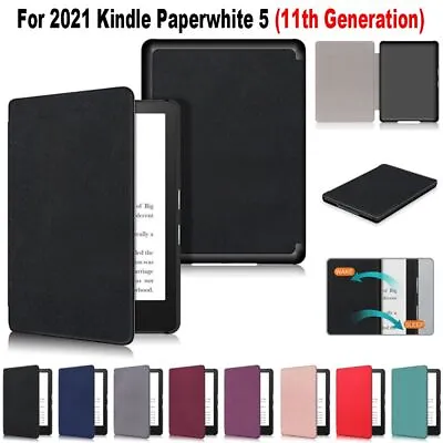 $13.35 • Buy 6.8 Inch Smart Cover PU Leather For Kindle Paperwhite 5 11th Generation 2021