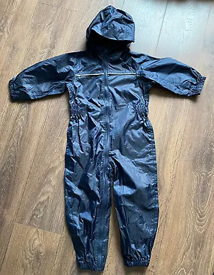 £8 • Buy Regatta Waterproof Puddle Suit, All In One Rain Suit Age 3-4 Years 98/104cm