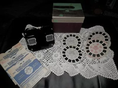 View Master Steroscope !Vintage!7 Reels!Casper!tom & Jerry Etc!with Box!! • $2.99
