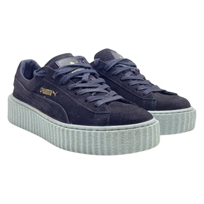 Rihanna Fenty Puma The Creeper Platform Navy Baby Blue Women’s Size 7.5 • £33.11