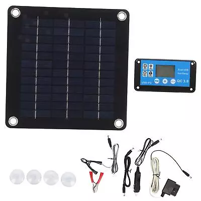 Solar Panel Kit Portable Power Station 10W 12V With Solar • £21.58