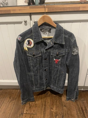 £19.99 • Buy Retro NFL  55 Soul Jean/denim Jacket Size Med - Chicago Bulls -