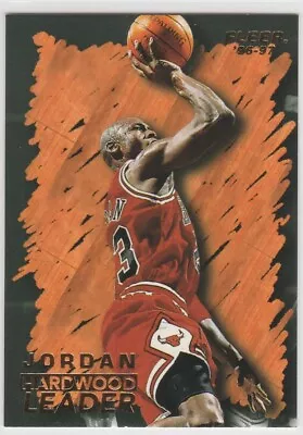 1996-97 Fleer Basketball Michael Jordan Hardwood Leader #123 Chicago Bulls HOF • $9.99