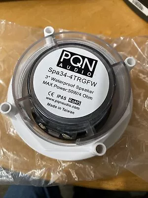 Pqn Audio Spa34-4TRGFW 3inch Waterproof Speaker - FAST SHIPPING-NEW • $10.99