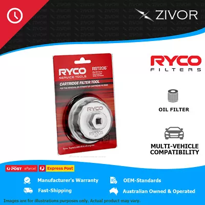 RYCO Cartridge Oil Filter Tool For TOYOTA LANDCRUISER VDJ79R 4.5L 1VD-FTV RST206 • $46.74