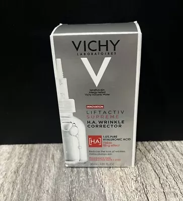 Vichy Liftactiv Supreme HA Wrinkle Corrector 1oz 1.5% Pure Hyaluronic Acid • $24.95