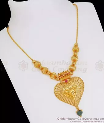 Indian Pakistani 22Ct Gold Plated/south Indian Jewellery Necklace • £19.99