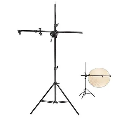 174cm Collapsible Photo Reflector Holder Boom Arm Grip 2m Light Stand Clamp UK • £26.99