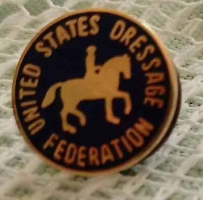 United States Dressage Federation Pin Equestrian Small • $3