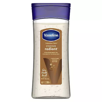 Vaseline Intensive Care Radiant Body Oil Gel With Cocoa Butter 6.8 Fl Oz • $8.90