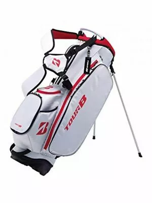 2019 NEW BRIDGESTONE Caddy Bag TOUR B Stand Bag Men's CBG923 WR White Red • $1023.46