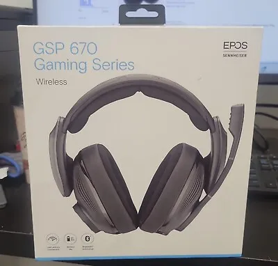 READ! EPOS-Sennheiser GSP 670 Wireless Gaming Headset TESTED 2B2450043 • $75.99