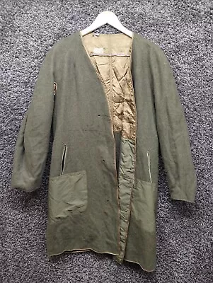 Vintage Military Trench Coat Wool Lining RE 21676 2198064 Large Regular • $29.97