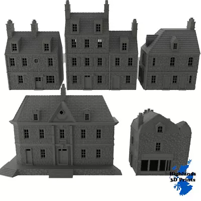 Sainte-Marie-du-Mont 20mm 1:72 WW2 Building Terrain Tabletop Gaming 3D Print • £19.99