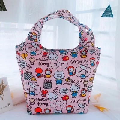 New Hello Kitty & FD Large Capacity Lunch Bag With Insulation Shopping Bag Cute • $25