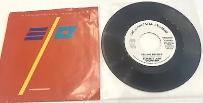 ELO Calling America 1986 VERY RARE PROMO 7” W/ Orig Picture Sleeve-EXC PLUS!! • $5.99