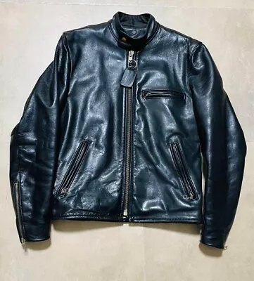 Vanson Riders Type B Leather Jacket 36 Size Black Men's • $459