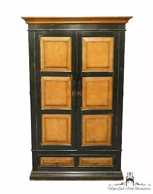 HOOKER FURNITURE Contemporary Weathered Black And Brown TV Media Armoire 325-... • $449.99