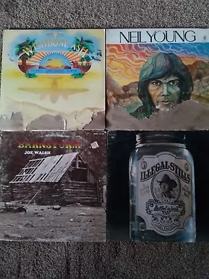 Four Great 70's Rock Vintage Vinyl Record Albums • $18.50