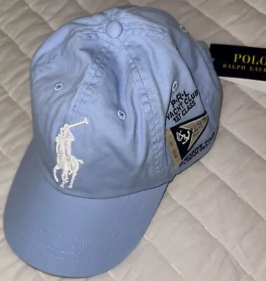 Polo Ralph Lauren Men's Hat Yacht  CLUB Big Pony Twill Adjustable/One Size/New • $45