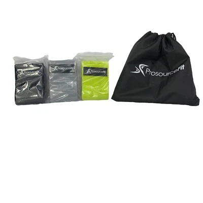 $16.99 • Buy Resistance  Bands Trainer Fabric Loop  3 Pack ProsourceFit Exercise Workout Gear
