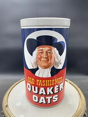 Vintage Old Fashioned Quaker Oats Ceramic Cookie Jar Regal China Canister 1976 • $24.75