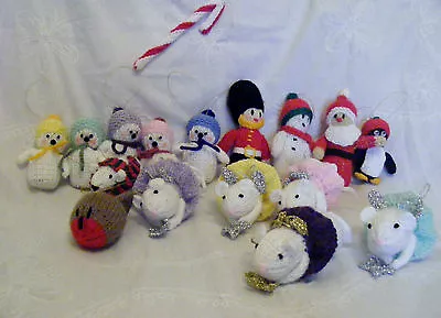 Hand Knitted Christmas Tree Decorations • £1.99