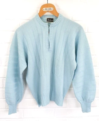 £14.99 • Buy Womens 100% Pure New Wool Knit Jumper M Luisa Spagnoli Made In Italy