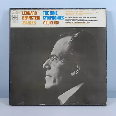 Gustav Mahler Leonard Bernstein 77506 5LP Box Nine Symphonies Vol 1 Rare NM/VG • $47.33