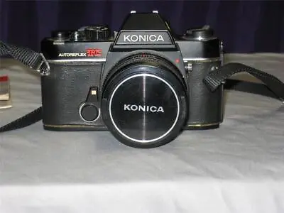 Vintage Konica Autoreflex TC - Black - W/Hexanon 50mm F1.7 AR  Lens - P/R • $19.95
