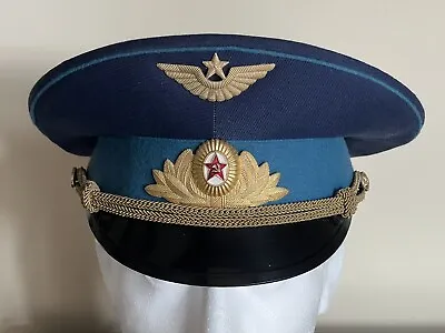 Vintage Russian Military Officer Peaked Cap Size 57 • £30