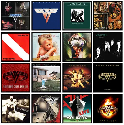 VAN HALEN 16 Pack Album Cover Discography Magnet Lot - Eddie Alex David Lee Roth • $32.99